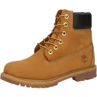 Timberland para mulher. TB1103617131 6 Inch Premium Waterproof Leather Booties Castanho (41.5 W), Couro, Marrom, Plano, Cordão, Casual