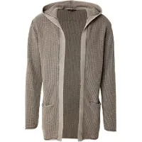 INDICODE JEANS Casaco de malha 'Graham' cinzento escuro