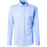 BOSS Camisa 'JOE' azul claro / branco
