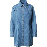 Levi's para mulher. A4585-0001 Vestido Shay azul (XS), Casual, Manga comprida, Algodão orgânico, Sustentável