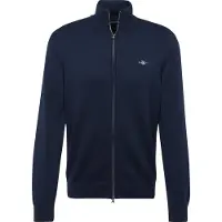 Gant para homem. 8030164 Casaco com fecho de correr Casual Cotton Navy (S), Algodão, Manga comprida, Marinho