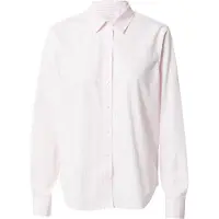 Gant para mulher. 4300214 Camisa Regular Fit camisa de popelina às riscas cor-de-rosa (38), Casual, Algodão, Manga comprida
