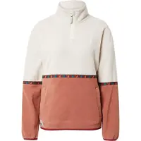 Iriedaily Pullover 'Holina' castanho / petróleo / melancia / branco lã