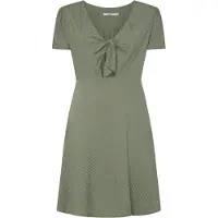 Pepe Jeans para mulher. PL953568 Vestido Nani verde (XL), Casual, Viscoso, Manga curta, Sustentável