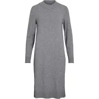 Vila Vestido Midi De Manga Comprida Ril