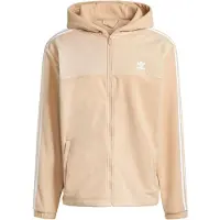Adidas Originals Moletom Com Fecho Adicolor 3 Stripes Teddy Fleece