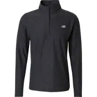 New Balance Camisa funcionais 'Space Dye' cinzento claro / mosqueado preto