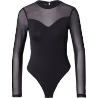 Pieces Camisa body 'PCMILLY' preto