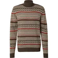 Blend Pullover bege / mocha / vermelho ferrugem