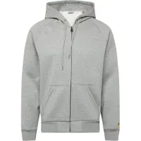 Carhartt WIP - Sweats - Hooded Chase Jacket Sweat Grey Heather Gold para Homem - Tamanho S - Cinzento