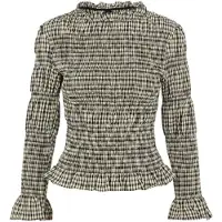 Y.A.S Blusa 'YASCHEMMA' bege / preto
