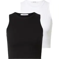 About You Top 'Dita' preto / branco