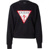 GUESS Sweatshirt vermelho / preto / branco