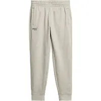 Superdry para homem. M7011170A Calças jogger com logótipo Essential cinzento (L), Casual, Cinza, Algodão