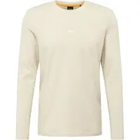 BOSS Camisa 'Chark' bege / branco