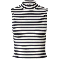EDITED The Label Top 'Kaori' azul / branco
