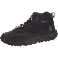 Timberland para homem. TB0A5VAC0151 Botas de alpinismo em pele de cano médio com atacadores GreenStride Motion 6 preto (42), Couro, Plano, C