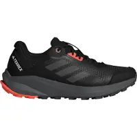 Adidas Sapatilha de corrida 'Trailrider' cinzento escuro / vermelho / preto