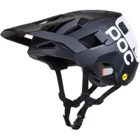POC - Capacetes BTT - Kortal Race MIPS Uranium Black Matt/Hydrogen White para Unissexo - Tamanho 49-52 cm - Preto