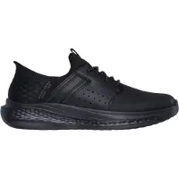 SKECHERS para homem. 210828 Slip-ins RF Slade Zachary Chinelos preto (40), Tecido, Plano, Cordão, Casual