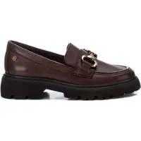 Carmela para mulher. 16187202-MARRON Mocassins em pele 161872 castanho (41), Couro, Marrom, Plano, Nenhum, Casual