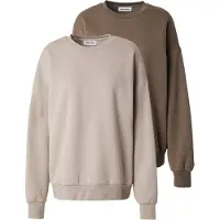 STUDIO SELECT Sweatshirt 'Lotta' estuque / castanho