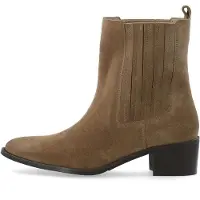 Bianco Botas chelsea 'Carol' castanho