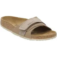 Birkenstock - Sandálias e chinelos mulher - Oita Suede Leather Narrow Taupe para Mulher - Tamanho 37 - Castanho