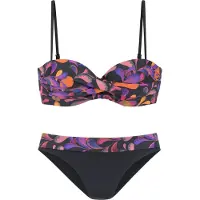 Vivance Biquíni roxo / laranja / vermelho / preto