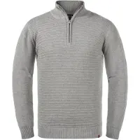 INDICODE JEANS Pullover 'Richard' cinzento claro