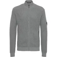 INDICODE JEANS Casaco de malha 'Revil' cinzento