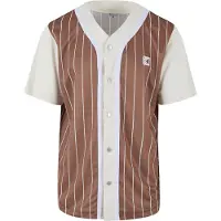 Karl kani Camisa bege / castanho / branco