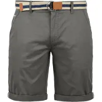 !Solid Calças chino 'Monty' cinzento