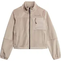 Superdry para mulher. W5011708A Casaco Trekker Premium bege (L), Casual, Poliéster, Manga comprida