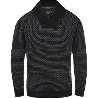 INDICODE JEANS Pullover 'Copent' cinzento / preto