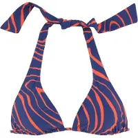 Buffalo Top de biquíni azul escuro / laranja