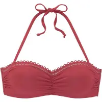 s.Oliver Top de biquíni vermelho sangue