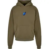 Mister tee Sweatshirt 'Le Papillon' bege / safira / oliveira / preto