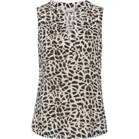 LASCANA Blusa creme / preto