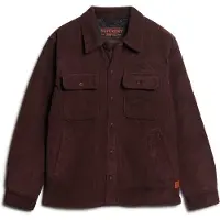 Superdry para homem. M4010827A Casaco de bombazina Surplus burgundy (XXL), Casual, Algodão, Borgonha