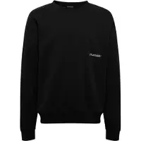 !Solid Sweatshirt mistura de cores / preto