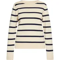 Usha Pullover creme / marinho