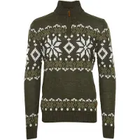 !Solid Pullover 'Norwin' castanho / oliveira / branco