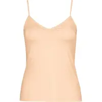 Hanro Top ' Satin Deluxe ' bege / nude