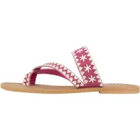IZIA Chinelos de dedo pitaya / branco