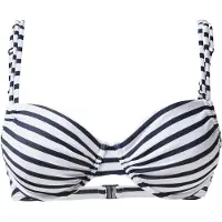 Venice beach Top de biquíni 'Summer' navy / branco