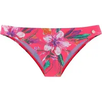 LASCANA Cueca biquíni verde escuro / rosa