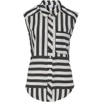 LASCANA Blusa preto / branco