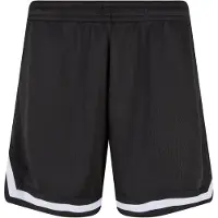Urban Classics Calças preto / branco