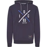 INDICODE JEANS Sweatshirt 'Leon' azul noturno / genciana / branco
